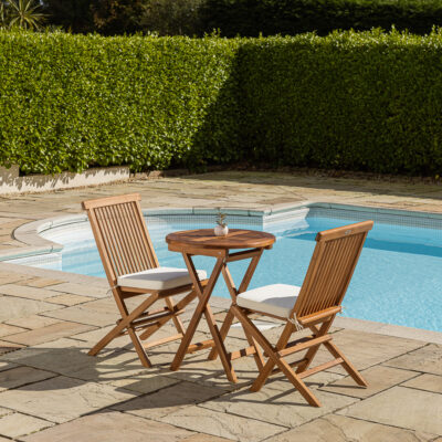 Halo Compact 2 Seater Dining Set with Cora Chairs