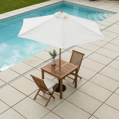 Rune 2 Seater Dining Set with Cora Chairs