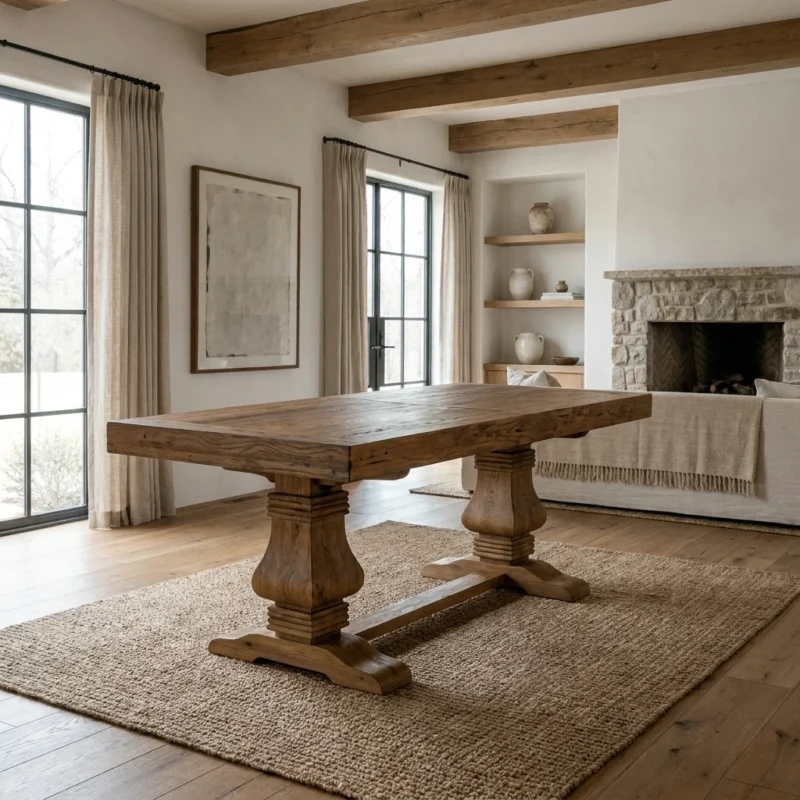 Emara Compact 4 or 6 Seater Dining Table