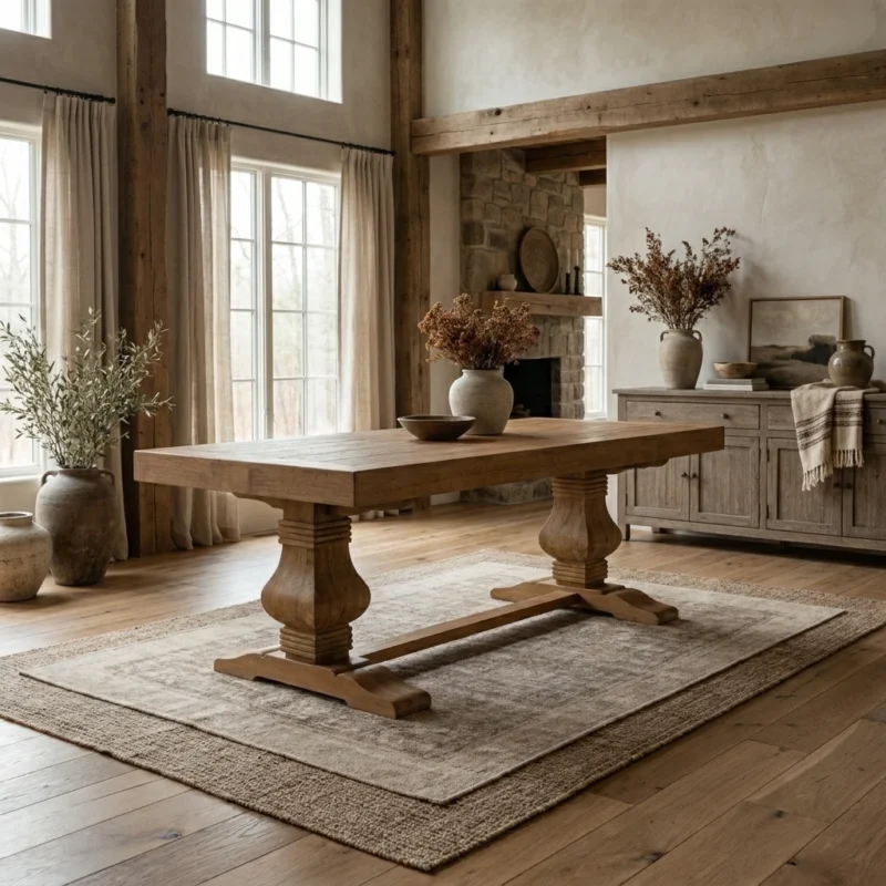 Emara 4 or 6 Seater Dining Table