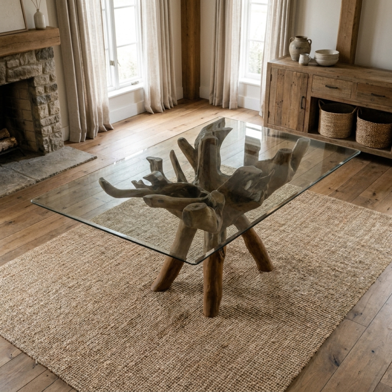 Hiloa 6 or 8 Seater Dining Table