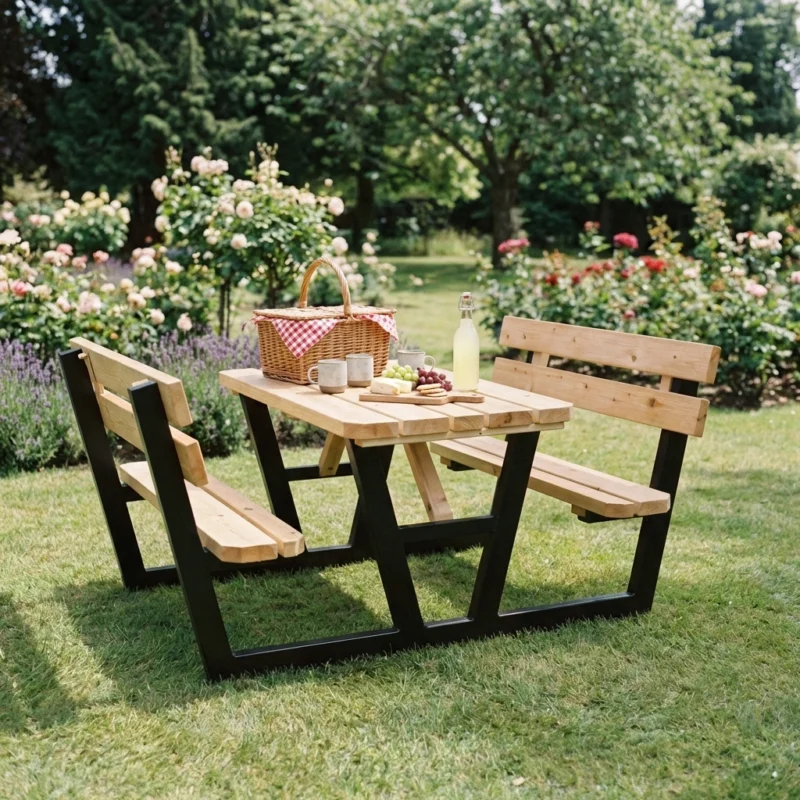 Fowey Walkthrough Picnic Bench