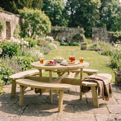Idless Circular Picnic Bench