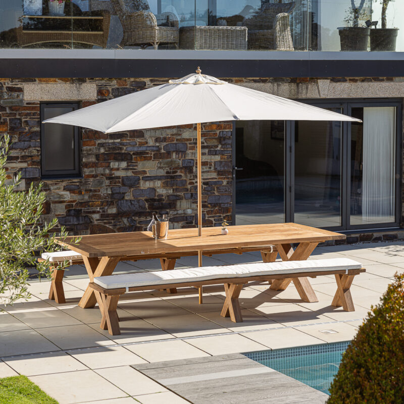 Eros 10 Seater Bench Dining Set