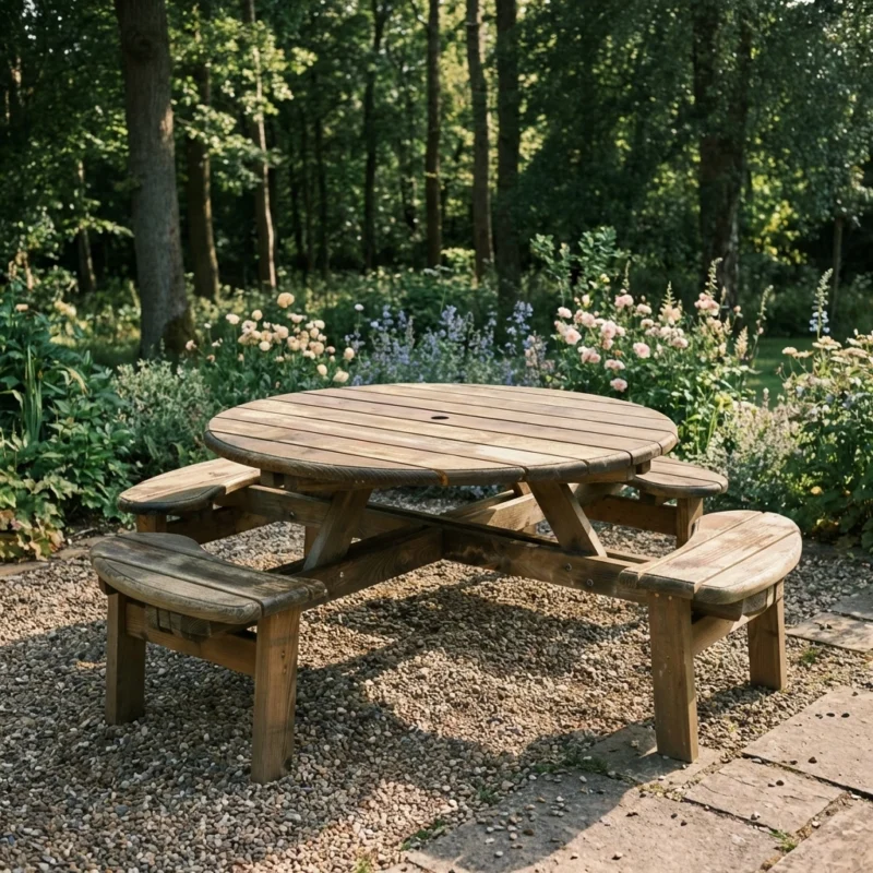 Kenwyn Disabled Access Circular Picnic Bench