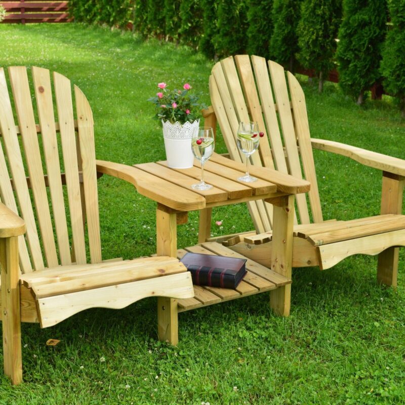 Idless Double Adirondack Lounger Chair