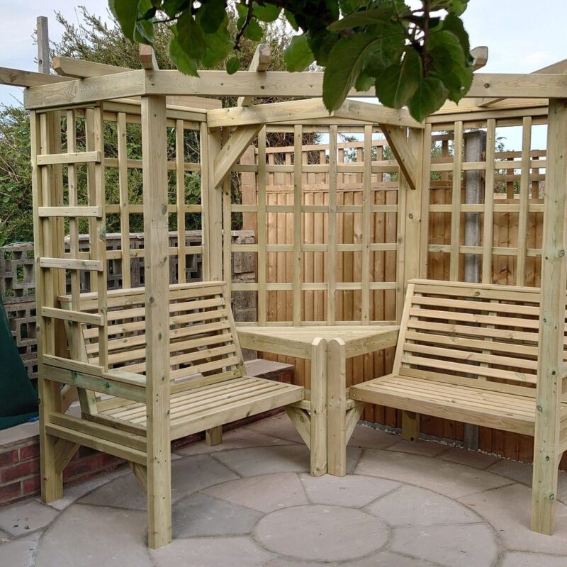 Hustyns Corner Arbour Seat