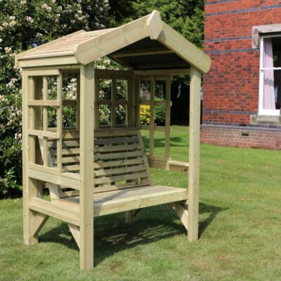 Hustyns Cottage Trellis Arbour Seat
