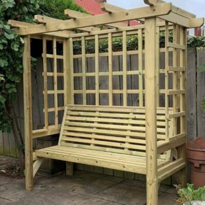 Hustyns Trellis Arbour Seat