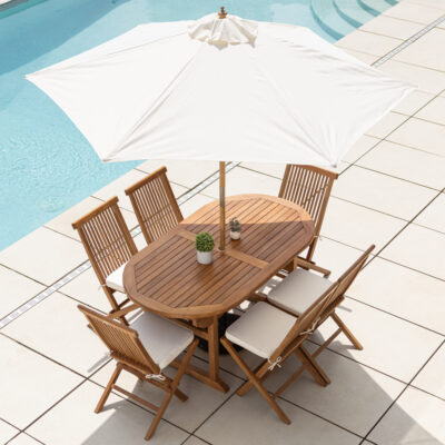 Holt 4 or 6 Seater Dining Set with Cora Chairs