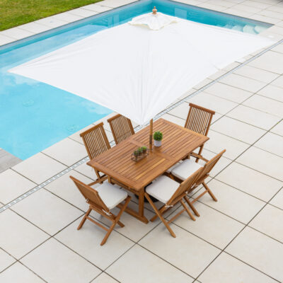 Lark 4 or 6 Seater Dining Set with Cora Chairs