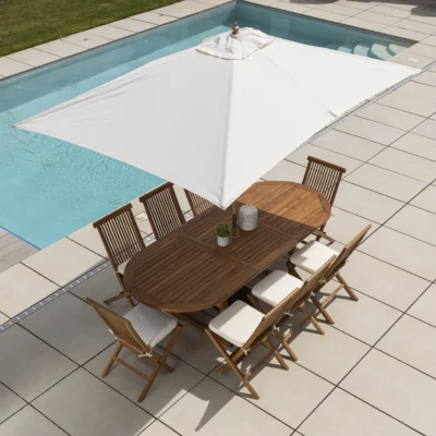 Holt 6-8 Seater Extending Dining Set with Cora Chairs