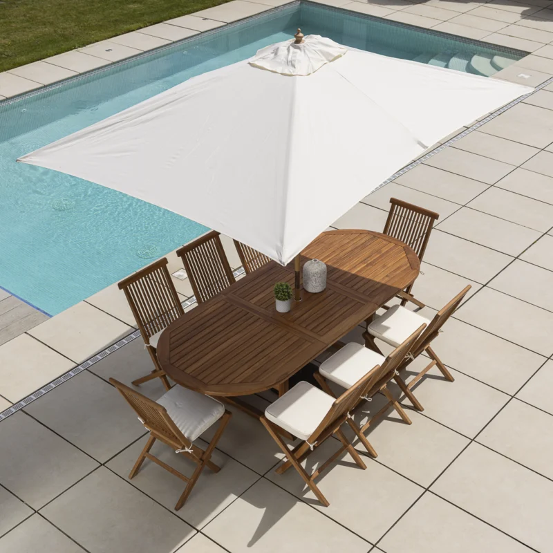 Holt 6-8 Seater Extending Dining Set with Cora Chairs