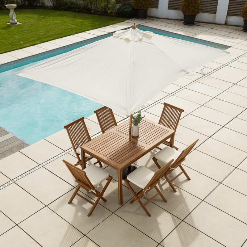 Ridge 6 Seater Dining Set with Cora Chairs