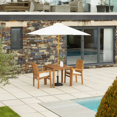 Rune 2 Seater Dining Set with Marley Chairs