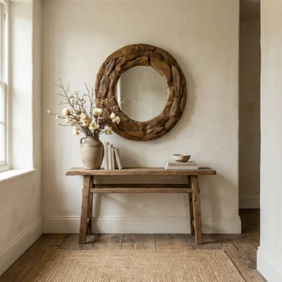 Hyati Circular Root Piece Mirror