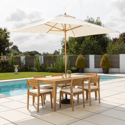 Oasis 4 or 6 Seater Dining Set with Savannah Chairs