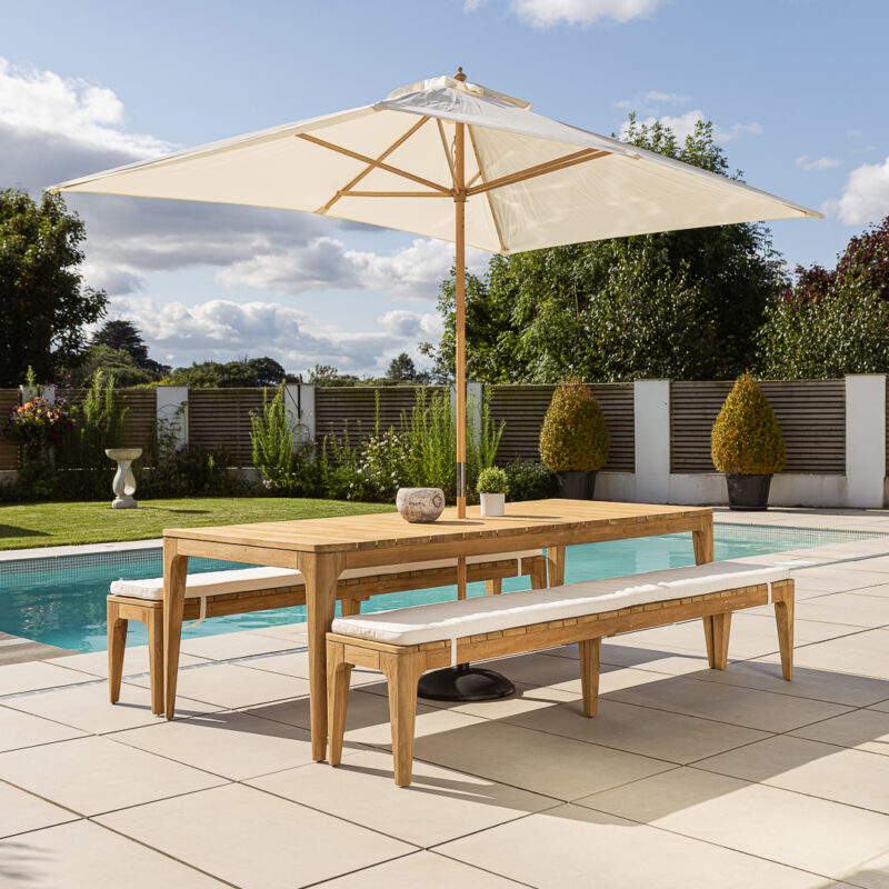 Oasis 8 Seater Bench Dining Set