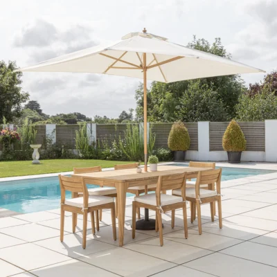 Oasis 4 or 6 Seater Dining Set with Savannah Chairs