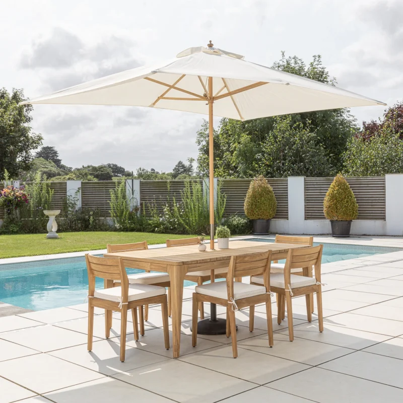 Oasis 4 or 6 Seater Dining Set with Savannah Chairs