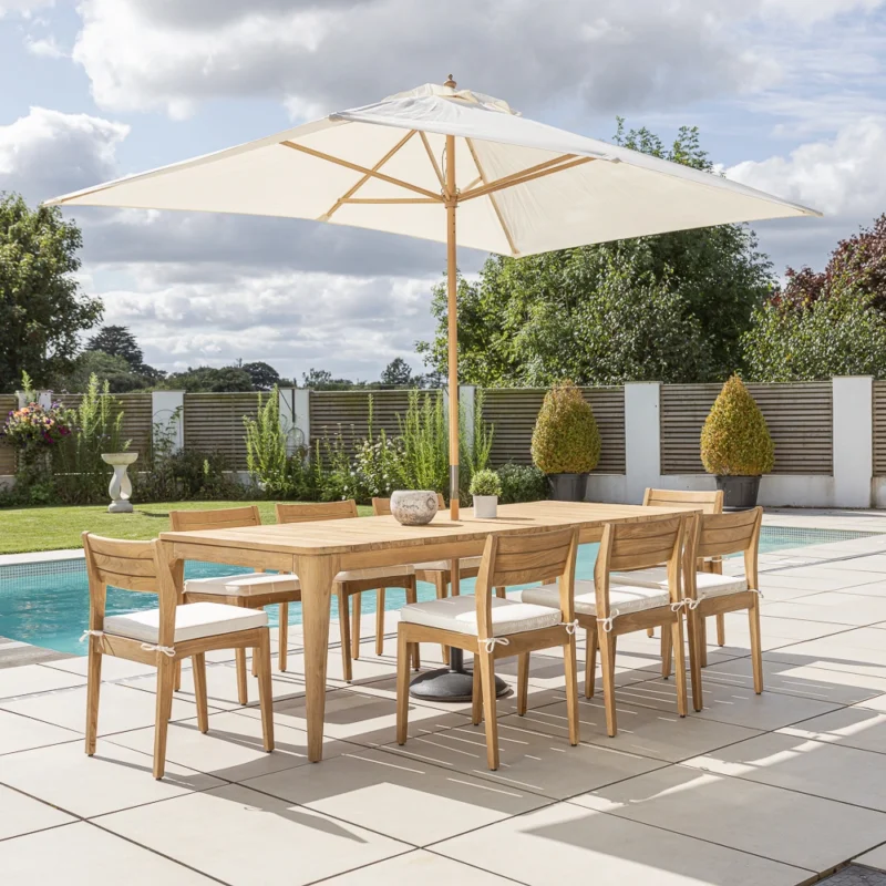 Oasis 6 or 8 Seater Dining Set with Savannah Chairs