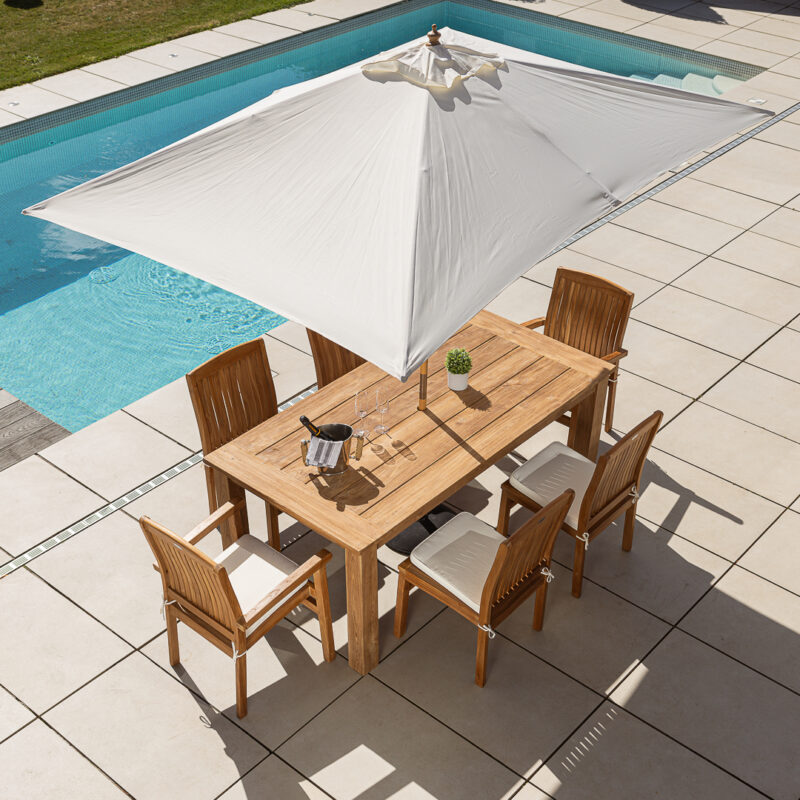 Onyx 4 or 6 Seater Dining Set with Marley Chairs