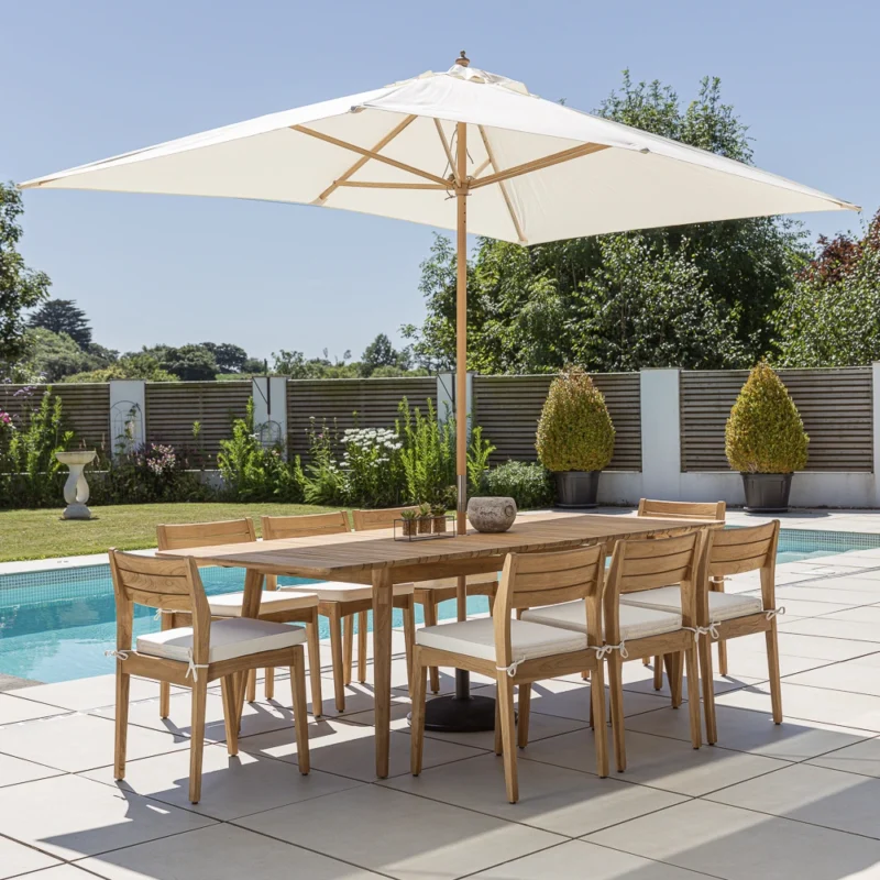 Savannah 6-8 Seater Extending Dining Set with Savannah Chairs