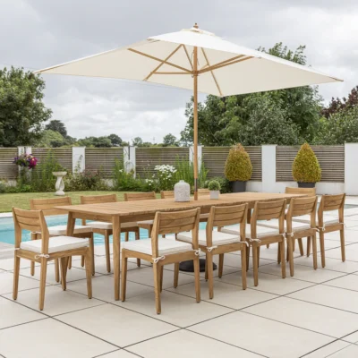 Savannah 10 or 12 Seater Dining Set with Savannah Chairs