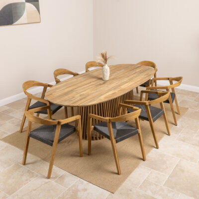 Eclipse 8 Seater Dining Set with Eclipse Chairs