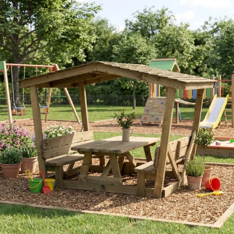 Kenwyn Children’s Picnic Table Shelter