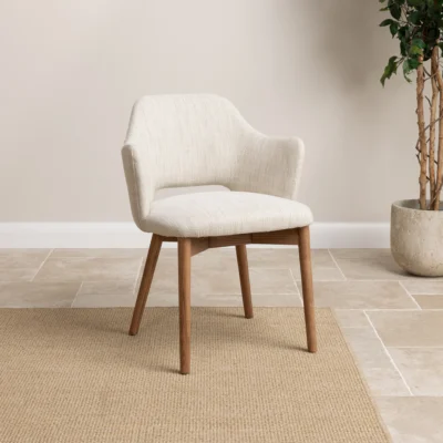 Wave Recycled Fabric Dining Armchair