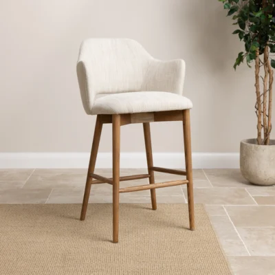 Wave Recycled Fabric Bar Stool