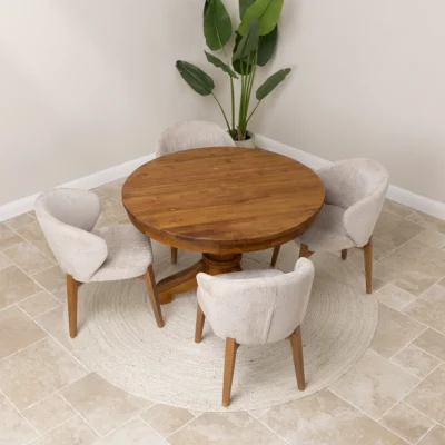 Country 4 Seater Dining Set with Cove Chairs