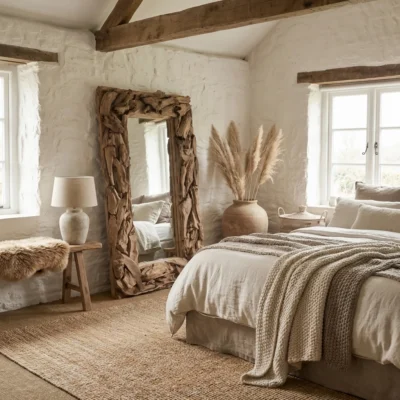 Hyati Rectangular Root Piece Mirror