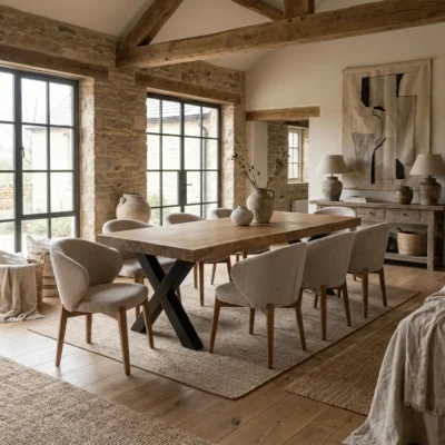 Urban Fusion 6 or 8 Seater Dining Set with Cove Chairs