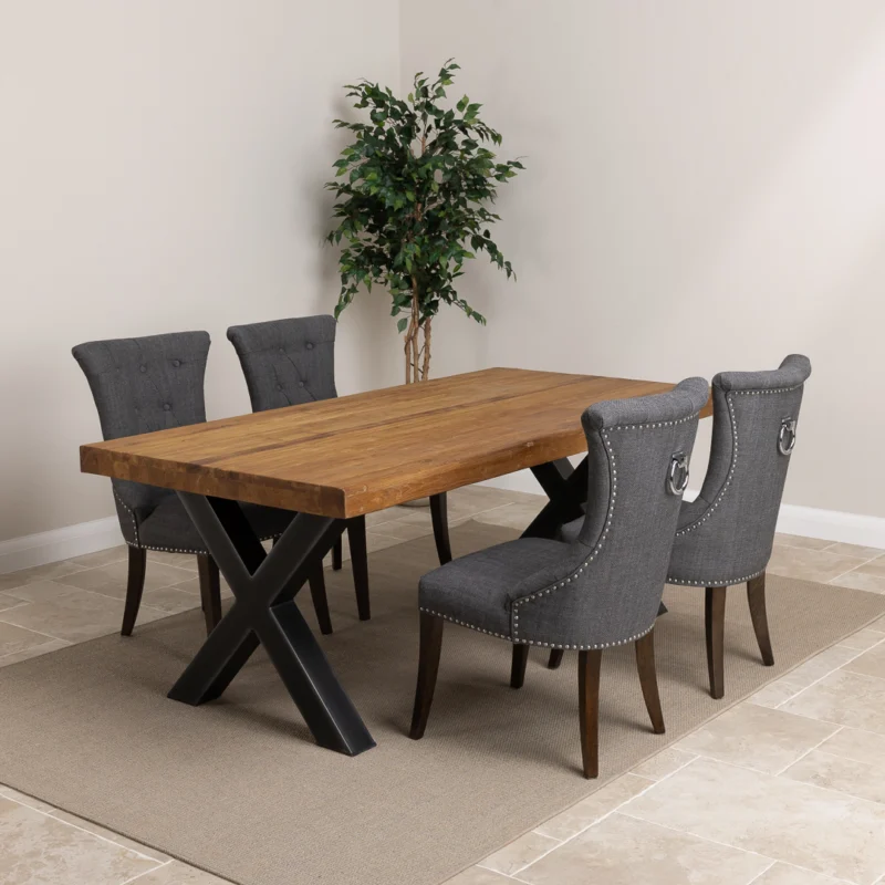 Urban Fusion 4 or 6 Seater Dining Set with Windsor Chairs