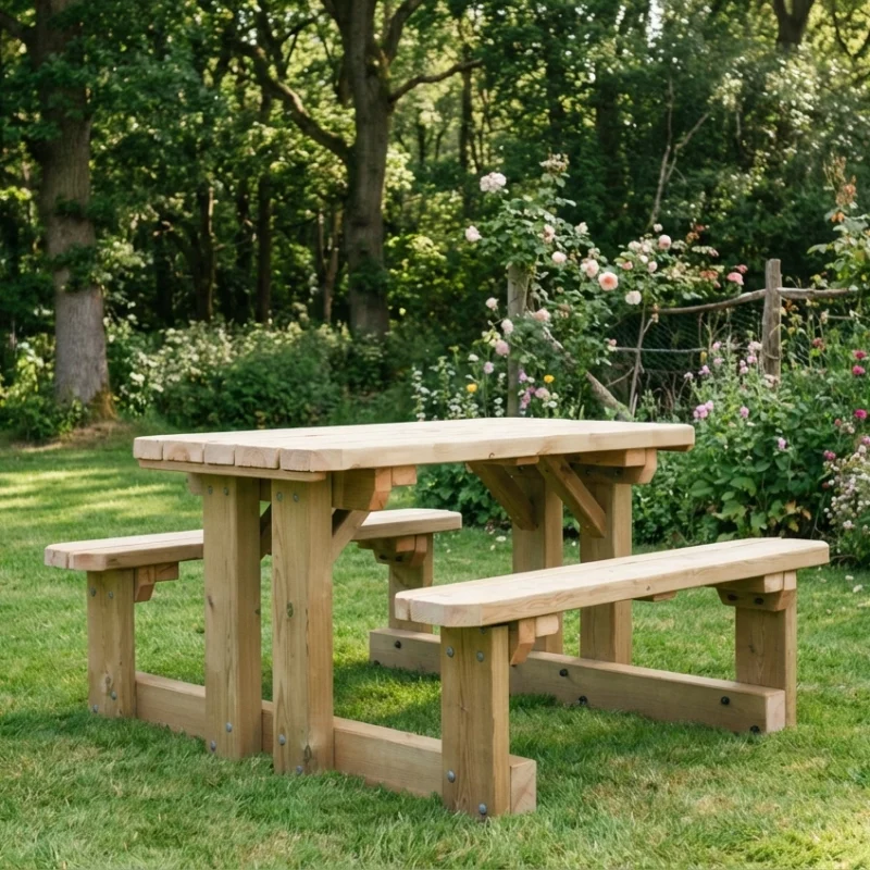 Rectangular Picnic Tables
