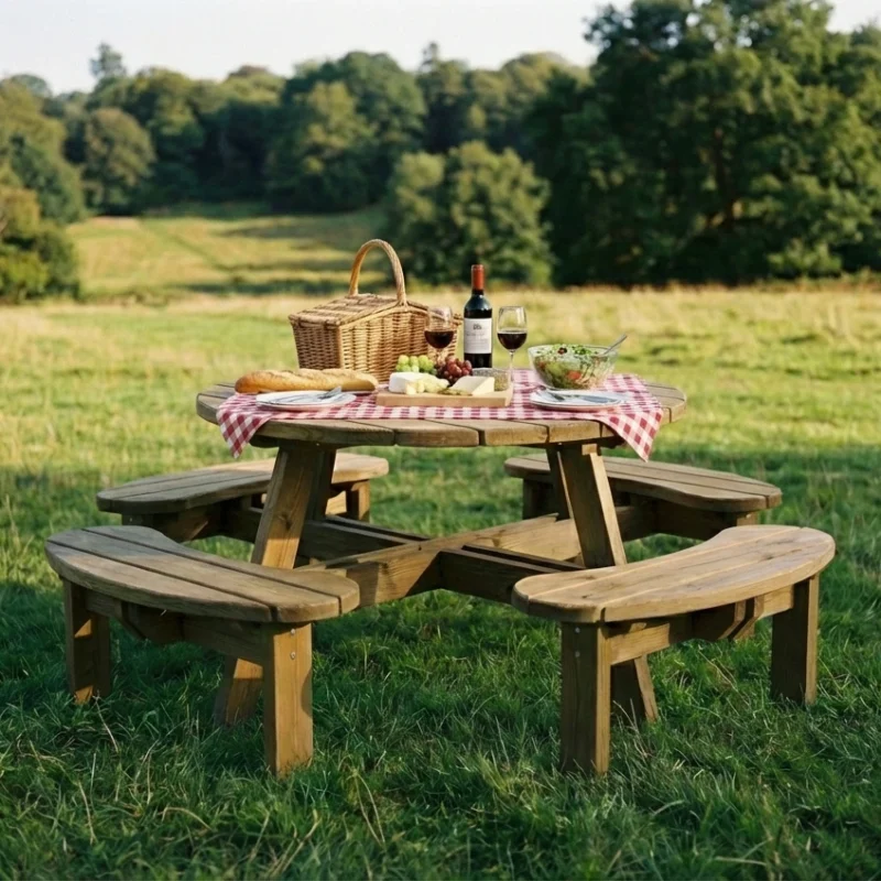 Circular Picnic Tables