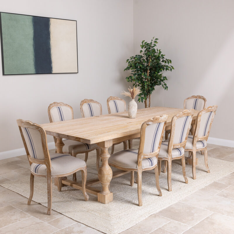 Claremont 8 Seater Dining Set with Beaumont Chairs