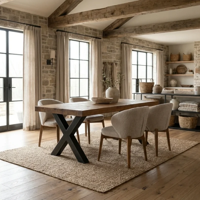 Urban Fusion 4 or 6 Seater Dining Set with Cove Chairs