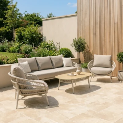 Alara Sofa Set – Latte