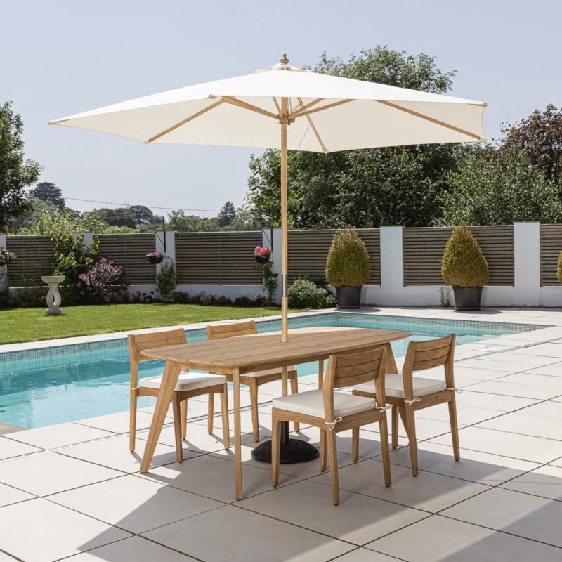 Arida 4 or 6 Seater Dining Set with Savannah Chairs