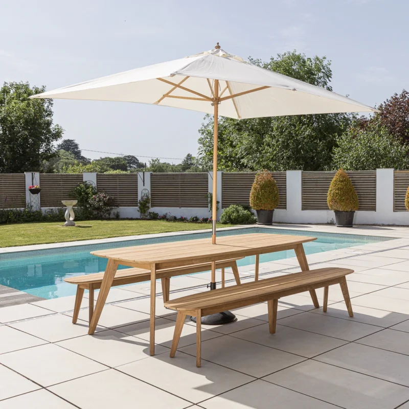 Arida 8 Seater Bench Dining Set